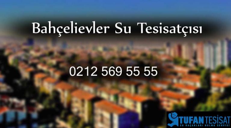 Bahçelievler Kameralı Su Tesisatçısı